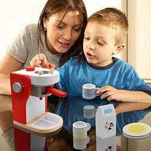 Carica l'immagine nel visualizzatore di Gallery, PL Macchina Caffe Cucina Giocattolo Legno per Bambini Caffettiera Giochi...