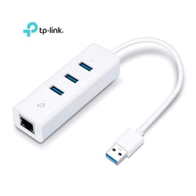 Carica l'immagine nel visualizzatore di Gallery, TP-Link Adattatore di rete 2 in 1, USB 3.0 con 3 porte e Gigabit Bianco - Ilgrandebazar