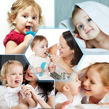 Carica l'immagine nel visualizzatore di Gallery, Spazzolini Neonati/Bambini, Eccomum Oral Care Set Igiene Spazzolino Silicone... - Ilgrandebazar
