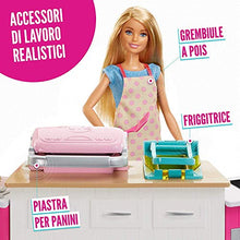 Carica l'immagine nel visualizzatore di Gallery, Barbie FRH73 - Cucina da Sogno con Bambola, 5 Aree di Gioco, Pasta... - Ilgrandebazar