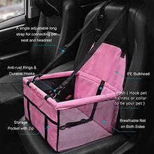 Carica l'immagine nel visualizzatore di Gallery, PETEMOO Seggiolino Auto per Cani da Compagnia, rosa-A - Ilgrandebazar
