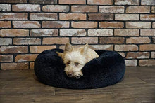 Carica l'immagine nel visualizzatore di Gallery, Cuccia per cani e gatti, esclusiva e morbida cuccia Diametro 70 cm, Nero