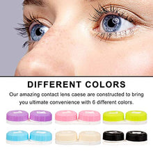 Carica l'immagine nel visualizzatore di Gallery, Whaline - Set di 6 custodie a contatto per lenti a colorate con...