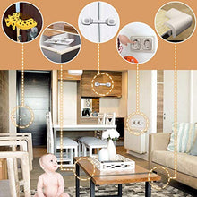 Carica l'immagine nel visualizzatore di Gallery, 29 Pezzi Kit Sicurezza Bambini Casa - 10 Paraspigoli Angolari, 10 Copriprese...