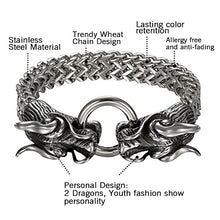 Carica l'immagine nel visualizzatore di Gallery, OIDEA Bracciale Braccialetto Uomo Catena in Acciaio Inox... - Ilgrandebazar