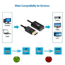 Carica l'immagine nel visualizzatore di Gallery, Rankie Adattatore DisplayPort a HDMI, Risoluzione 4K Convertitore, Nero - Ilgrandebazar