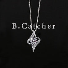 Carica l'immagine nel visualizzatore di Gallery, B.Catcher donne collana in argento con pendente zircone - Ilgrandebazar