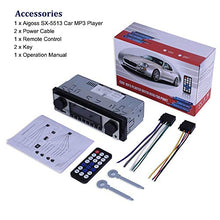 Carica l'immagine nel visualizzatore di Gallery, Aigoss Autoradio Bluetooth Vivavoce Stereo Auto Audio Ricevitore MP3...