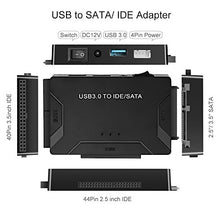 Carica l'immagine nel visualizzatore di Gallery, POSUGEAR USB 3.0 a SATA e IDE Adattatore, Convertitore da IDE/SATA a 3.0...