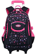 Carica l'immagine nel visualizzatore di Gallery, Zaino Trolley,COOFIT Zaini Scuola Trolley Elementare Borsa Con Ruote...