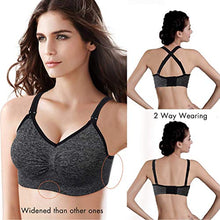 Carica l'immagine nel visualizzatore di Gallery, HBselect 3 PCS Reggiseno Allattamento con Estensione Nero, Grigio, Viola