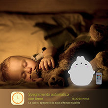 Carica l'immagine nel visualizzatore di Gallery, YISSVIC Luce Notturna LED per Bambino 9 Colori 10 Livelli Multicolore - Ilgrandebazar
