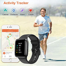 Carica l'immagine nel visualizzatore di Gallery, YAMAY ZOSKVE Smartwatch con Saturimetro Misuratore Pressione Nero