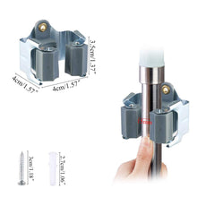 Carica l'immagine nel visualizzatore di Gallery, ManLee 5pcs Portascopa da Parete Appendiscopa e Portaspazzole Muro... - Ilgrandebazar