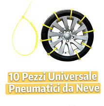 Carica l'immagine nel visualizzatore di Gallery, L'veocone Catene da Neve per Pneumatici, 2020 Nuovo 10 Pezzi Universale...