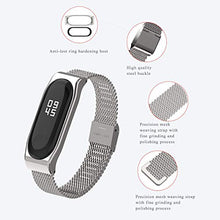 Carica l'immagine nel visualizzatore di Gallery, AHANGA Cinturino per Mi Band 4 3 Bracciale Milanese Argento - Ilgrandebazar