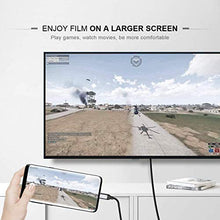 Carica l'immagine nel visualizzatore di Gallery, USB C HDMI Adattatore,QGeeM Cavo adattatore C a 4K, da...