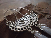 Carica l'immagine nel visualizzatore di Gallery, ✿ TRIBALI FORI BOHO &amp; orecchini laterali STONE ✿