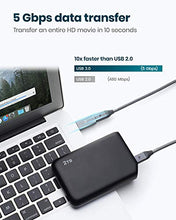 Carica l'immagine nel visualizzatore di Gallery, RAMPOW Adattatore USB C a 3.0, C Femmina a Grigio Siderale