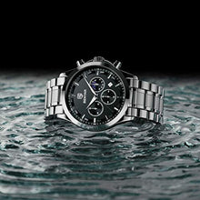 Carica l'immagine nel visualizzatore di Gallery, BY BENYAR - Eleganti Orologi Uomo | Cronografo | Movimento Argento Nero - Ilgrandebazar