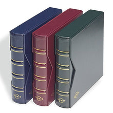 Carica l'immagine nel visualizzatore di Gallery, Leuchtturm 313617 coin album NUMIS, classic design with slipcase incl. 5 blu - Ilgrandebazar
