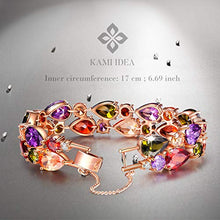 Carica l'immagine nel visualizzatore di Gallery, Kami Idea Bracciale, Monna Lisa, Placcata in Oro Rosa, 5A Bracciale Donna - Ilgrandebazar