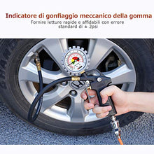 Carica l'immagine nel visualizzatore di Gallery, oasser Manometro Digitale Pressione Gomme Pistola Gonfiaggio Pneumatici... - Ilgrandebazar