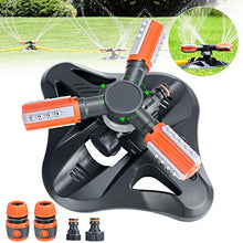 Carica l'immagine nel visualizzatore di Gallery, Weeygo Irrigatore Prato, Lawn Sprinkler Automatico Rotante a 360 °,...