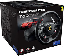 Carica l'immagine nel visualizzatore di Gallery, Thrustmaster T80 Ferrari 488 - GTB Edition Volante e Pedaliera regolabile,...