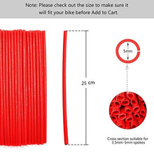 Carica l'immagine nel visualizzatore di Gallery, ZARRS Copriraggi,72 Pack Cannucce Copri Raggi Spoke Skins per Moto Dirt Red - Ilgrandebazar