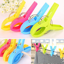Carica l'immagine nel visualizzatore di Gallery, Spurtar 8 Pezzi Mollette in Plastica Grandi Colori Brillanti, Clip di...
