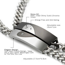 Carica l'immagine nel visualizzatore di Gallery, OIDEA [1 Coppia Bracciale Braccialetto per Lovers in... - Ilgrandebazar