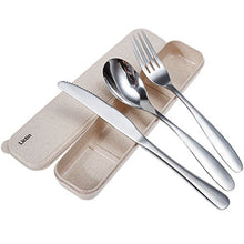 Carica l'immagine nel visualizzatore di Gallery, Lictin Set Posate monoblocco in Acciaio Inossidabile da Beige