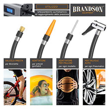 Carica l'immagine nel visualizzatore di Gallery, Brandson - Compressore Aria Auto a Batteria al Litio - Nuovo - 12V e 220V -... - Ilgrandebazar