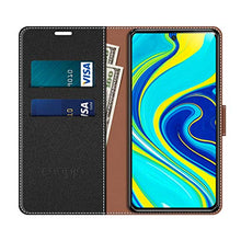 Carica l'immagine nel visualizzatore di Gallery, COODIO Custodia per Xiaomi Redmi Note 9 PRO, in Pelle Nero