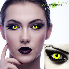 Carica l'immagine nel visualizzatore di Gallery, Designlenses Giallo Totalmente Lenti a Contatto Colorate Gialle per giallo - Ilgrandebazar