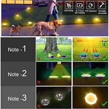Carica l'immagine nel visualizzatore di Gallery, LED Luce Solari Giardino Esterno,MUZEY 4 Pezzi 8Led Lampada Solare da...