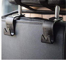 Carica l'immagine nel visualizzatore di Gallery, Ganci auto sedile posteriore poggiatesta, - Appendiabiti borsetta borsa nero