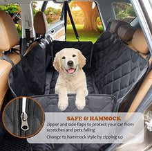 Carica l'immagine nel visualizzatore di Gallery, Coprisedile auto per cani da interno veicolo AMZPET – Telo impermeabile auto...
