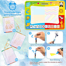 Carica l'immagine nel visualizzatore di Gallery, SPLAKS Acqua Doodle Tappeto, Tappeto Magico Bambini 120 *90cm, con 6 Penne... - Ilgrandebazar