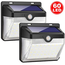 Carica l'immagine nel visualizzatore di Gallery, iPosible Luce Solare Esterno, [2 Pezzi] 60 LED Lampada con Sensore di... - Ilgrandebazar