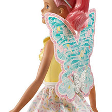 Carica l'immagine nel visualizzatore di Gallery, Barbie Dreamtopia Bambola Tema Caramelle Colorate con Capelli e Ali Rosa,... - Ilgrandebazar
