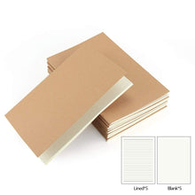 Carica l'immagine nel visualizzatore di Gallery, VEESUN Blocco Note A5 Set da 10, Quaderno Schizzi per A5/10Pcs, Beige.