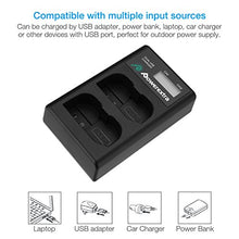 Carica l'immagine nel visualizzatore di Gallery, Powerextra - Caricabatteria Dual USB con display LCD, funziona con...