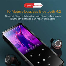 Carica l'immagine nel visualizzatore di Gallery, 16GB Lettore MP3 con Bluetooth 4.2, Supereye 2.4 Pollici Portatile M2