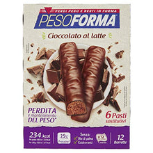 Carica l'immagine nel visualizzatore di Gallery, Pesoforma Barrette Cioccolato al Latte - Pasti sostitutivi dimagranti - SOLO... - Ilgrandebazar