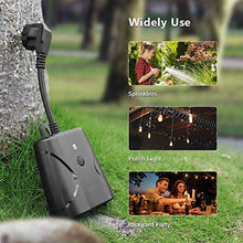 Carica l'immagine nel visualizzatore di Gallery, Presa WiFi da Esterno Impermeabile Teckin 16A 4000W Intelligente...