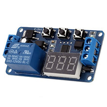 Carica l'immagine nel visualizzatore di Gallery, KKmoon 12V Modulo Relè Delay Timer Digitale Control Switch Relay Module, - Ilgrandebazar