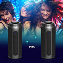 Carica l'immagine nel visualizzatore di Gallery, Zamkol Cassa Bluetooth 5.0, 30W HD Stereo Altoparlante Portatile con Nero - Ilgrandebazar