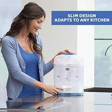 Carica l'immagine nel visualizzatore di Gallery, Chicco SterilNatural Sterilizzatore 2 in 1, Per 6 Biberon di 330 ml, Bianco